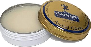 SAPHIR Admiral High Gloss Wax Polish 50ml - Black and Neutral - black and neutral