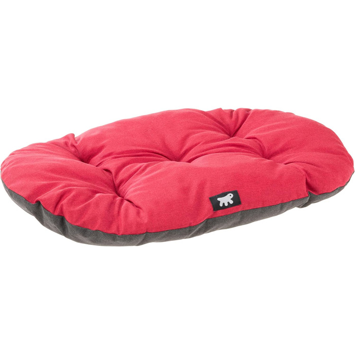Крісло-лежанка для собак та котів Ferplast Relax, 85 x 55 см, червоне, бавовна, з м'якою подушкою