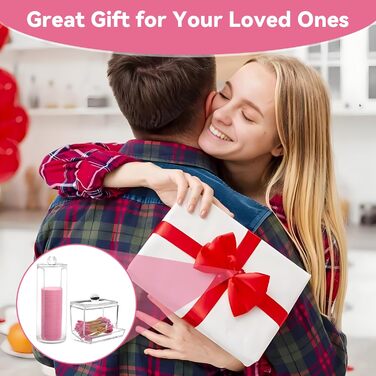 Контейнер для ватних дисків CAILI, 2 шт. - прозорий бокс для зберігання ватних дисків та ватних паличок