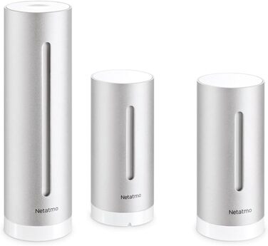 Netatmo Indoor and Outdoor Weather Station with Wireless Outdoor Sensor + Add-on Module, Compatible with Amazon Alexa, Google Home, and Apple HomeKit, NBU-NWS-NIM-EU Weather Station + Additional Outdoor Module