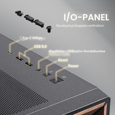 Корпус для ПК Antec Flux SE Midi Tower, чорний