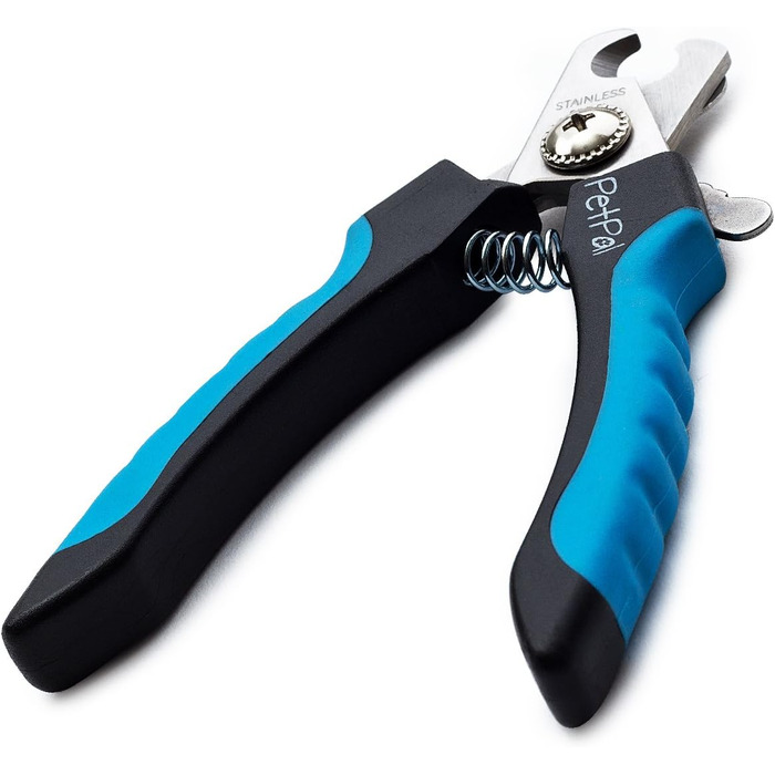 Професійна кусачка для собак та котів - кусачки для догляду за кігтями, безпечні та зручні для дому, з захисним бар'єром. Модель L