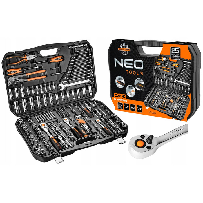 Набір торцевих ключів NEO TOOLS 10-078 (1/2
