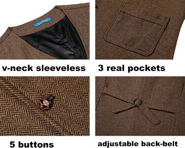 Жакет-жилет чоловічий вінтажний Wolle, класичний, формальний, приталений, для весілля, дружби, світло-блакитний, L