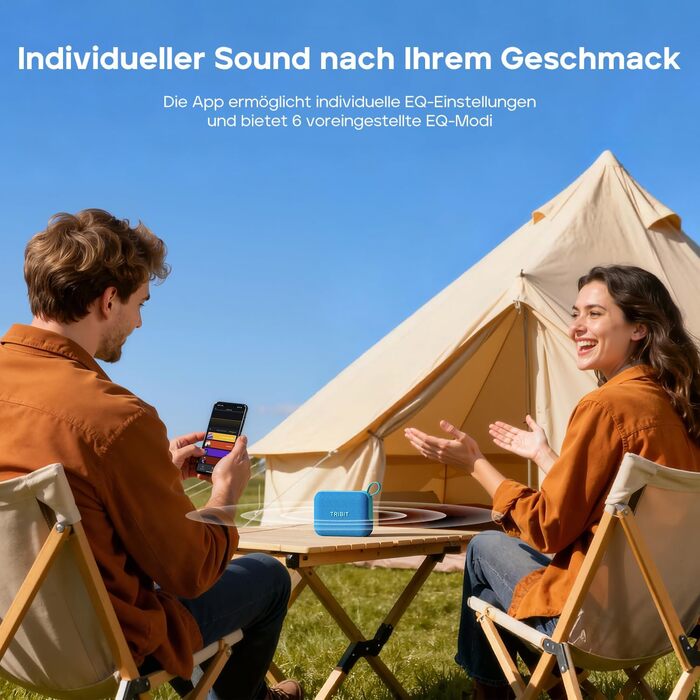 Tribit PocketGo Mini: Водонепроникна Bluetooth колонка IP68, 20 год, зелений