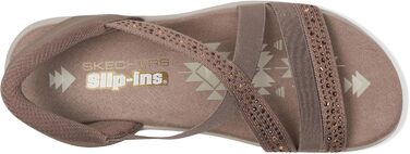 Сандалі Skechers Damen 163574-nvy коричневі, 39 EU - жіночі літні босоніжки