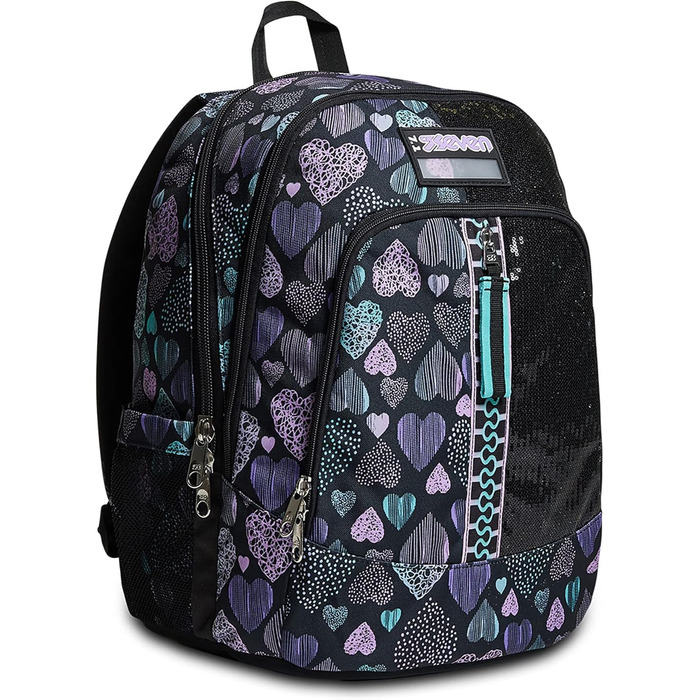 Рюкзак Seven Rucksack Advanced для школи, університету та відпочинку. Місткий рюкзак для підлітків, дівчаток та хлопчиків з відділенням для ноутбука та кишенькою для пляшки. Кольори: рожевий, фіолетовий.