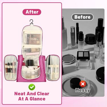 Чоловіча дорожня косметичка з гачком, косметичка для подорожей, дорожня сумочка для душу, зелений (рожевий)