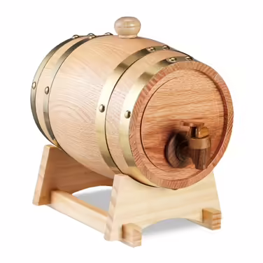 Relaxdays Schnapsfass made of oak wood