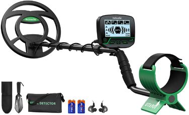 Металошукач для дорослих та дітей: професійний, водонепроникний, з котушкою 10” та лопатою. Ідеальний для пошуку золота на пляжі.