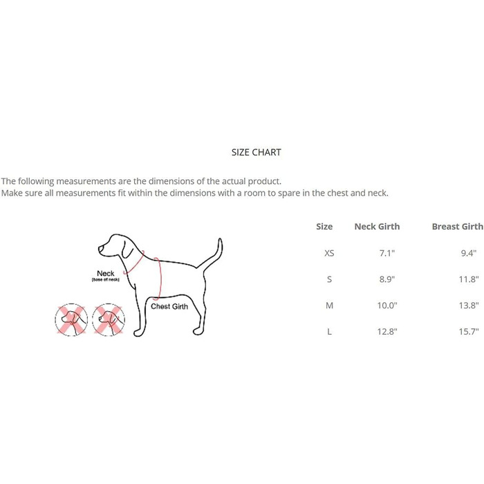 Нашийник для собак Puppia Dotty чорного кольору, середнього розміру