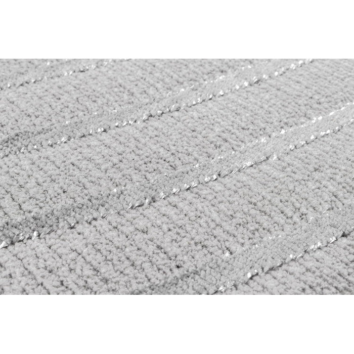 Carpet Knight Eleganter, High-Quality Living Room Rug, Soft Short Pile, 3D Effect, Shiny Design Elements, High-Low Structure, Beige Diamond Pattern, 80 x 150 cm