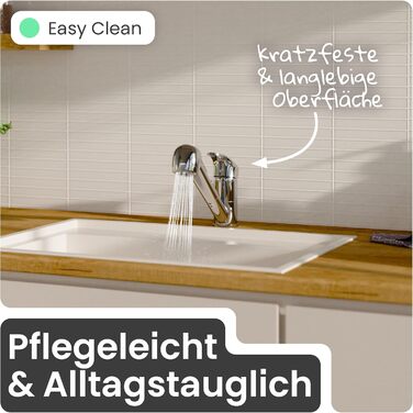 Кухонний змішувач Instmaier з висувною лійкою та душовою насадкою | Хром | Змішувач для кухні з 2 режимами струменя | Однорідний змішувач | Кухонний кран з поворотним виливом | Високий тиск