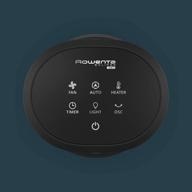 Rowenta Eclipse QU5030: Вентилятор-повітряочисник 3-в-1 | Rowenta | Повітряочисник, Вентилятор, Обігрівач | 12 швидкостей, Таймер, Дистанційне керування | Антрацит