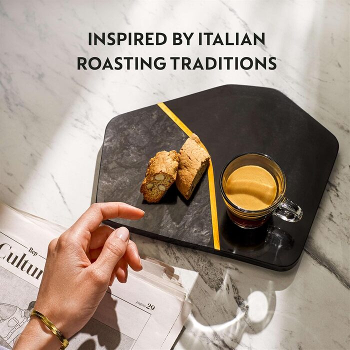 Кава Nespresso Original Ristretto Decaffeinato, 50 капсул, темна обсмажка