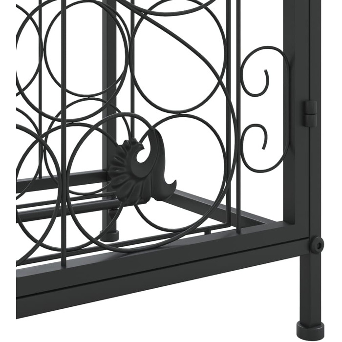 vidaXL Wine Rack 35 Bottles Metal Bottle Rack Bottle Stand Wine Cabinet (45 x 36 x 100 cm)