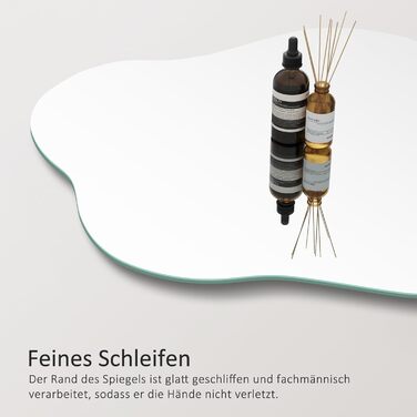 Дзеркало настінне чорне 40x60 см прямокутне з заокругленими кутами, монтаж на стіну, нержавіюча сталь, косметичне дзеркало для ванної кімнати та вітальні, гладка поверхня, горизонтальний/вертикальний монтаж