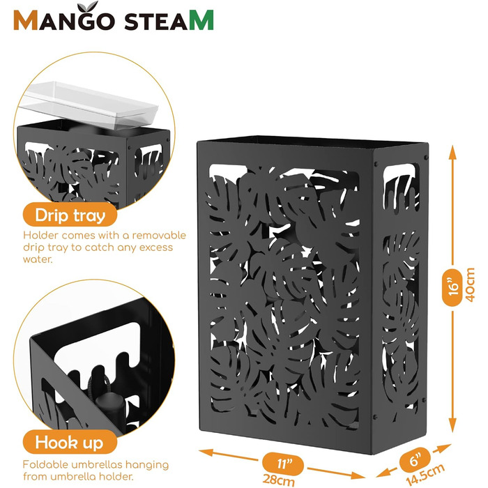 Mango Monstera Plant Stand - Black Trellis Design