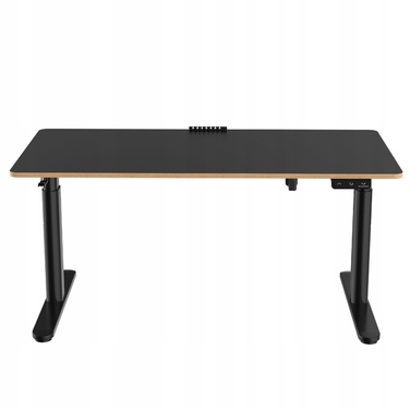 Ігровий стіл Ultradesk Pulsar 120 см, чорний, з електричним регулюванням висоти