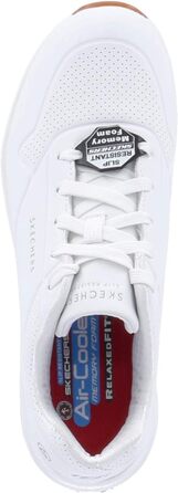 Черевики Skechers UNO SR для жінок, робочі кросівки, білі, синтетика (35.5 EU)