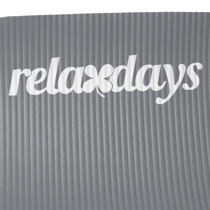 Relaxdays Yoga Mat, 1 cm thick, solid color