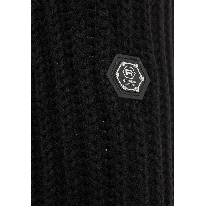 Чоловічий кардиган Redbridge, довгий крій, чорний колір