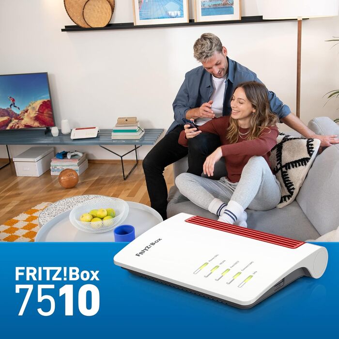 Роутер FRITZ!Box 7510 Wi-Fi 6 (DSL, VDSL, Mesh)