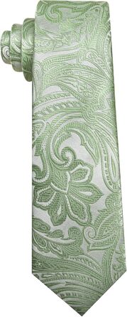 Набір краваток для чоловіків Barry.Wang: краватка, краваткова кліпса, нагрудна хустинка, запонки (сірий, бежевий)