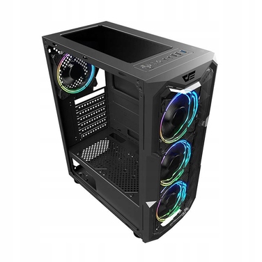 Корпус DarkFlash Aquarius Acrylic Midi Tower, чорний