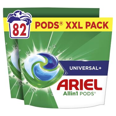 Капсули для прання Ariel Universal+ універсальний засіб для прання, 82 шт