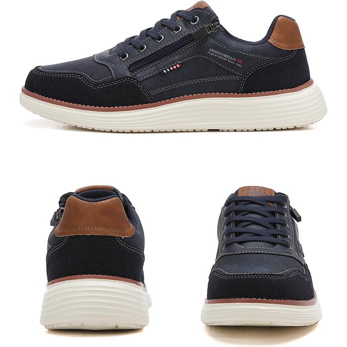 ARRIGO BELLO Чоловічі кросівки для активного відпочинку, спортивні, для прогулянок та подорожей, розмір 41-46, блакитний