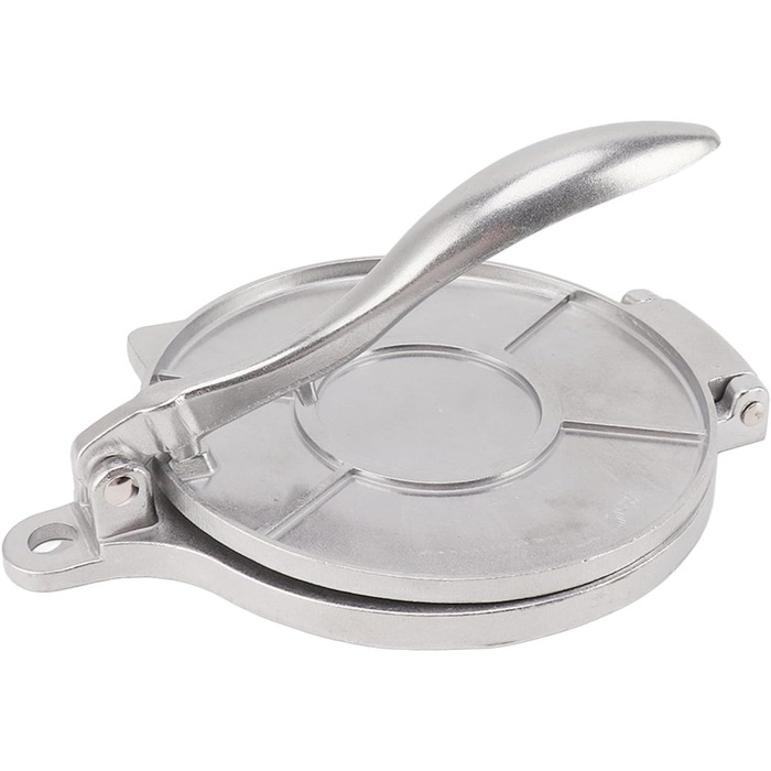 Пресс для тортилій, роті, кесадільї, 16 см, сріблястий