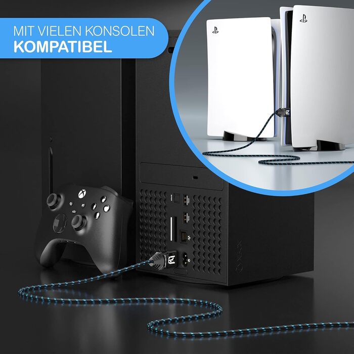 HDMI-кабель 8K Ultra HD 1 метр - Ultra High Speed 2.1, 48 Gbps, HDR10+, eARC, DTS:X, HDCP 2.2/2.3