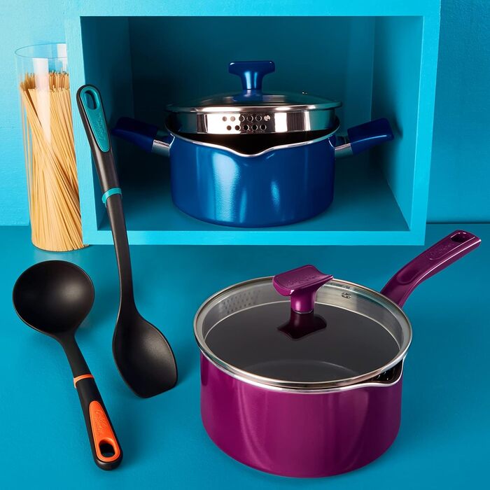 Tefal Chefclub Brat La Vista – Сковорода з антипригарним покриттям Titanium, індукційна, з термоіндикатором, зелена
