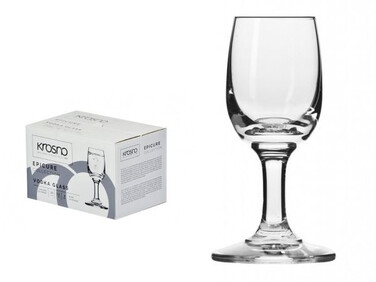 Стопки для горілки Krosno Epicure, прозорі, 35 мл, 6 шт.