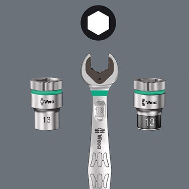 Набір інструментів Wera Kraftform Kompakt W1, 35 предметів, 1/4