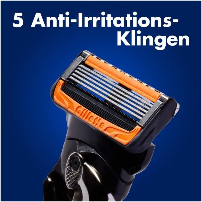 Електрична бритва Gillette Fusion5 ProGlide Power для чоловіків, металева, чорна, 1 шт.
