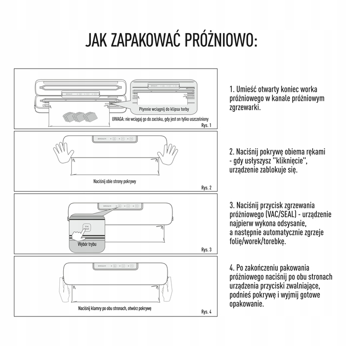 Вакууматор Browin 320620, фісташковий