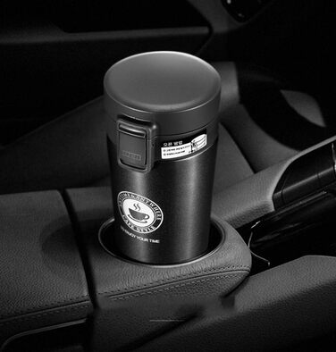 Термокружка-дорожній стакан SLOSH з кришкою, BPA-free, 380 мл, чорний