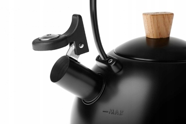 Класичний сталевий чайник Gerlach, 2,5 л, чорний