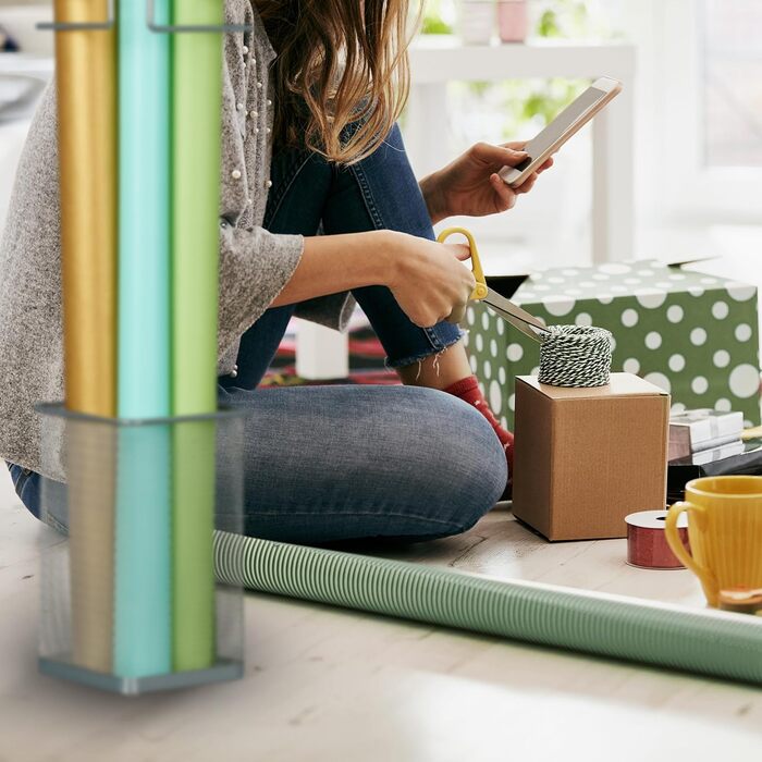 Підставка для парасоль під Relaxdays, металева, срібна, 52,5 x 13,5 x 13,5 см