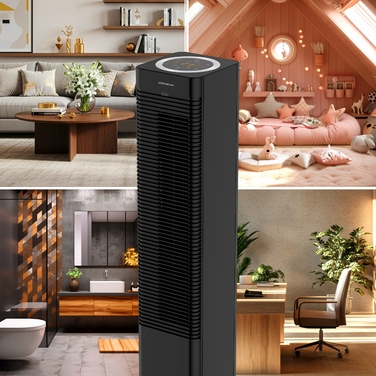 Колонний вентилятор Climative CoolHeat: підлоговий обігрівач та охолоджувач з WiFi та LED-дисплеєм