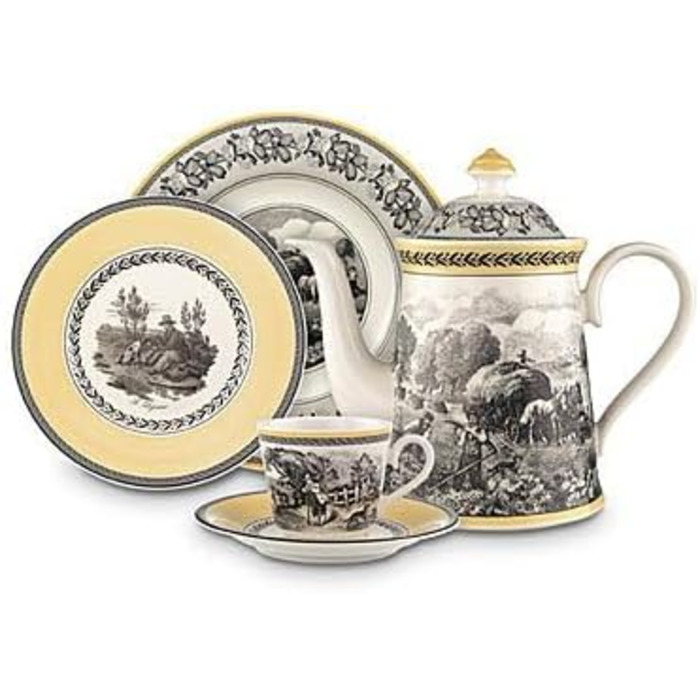 Villeroy & Boch – Audun Ferme Sugar Bowl 300 Ml White/Colorful, Dishwasher-Safe, Microwave-Safe, Jar, Food Storage Container, Storage Container, Box, Candy Storage, Chocolate Box, Premium Porcelain