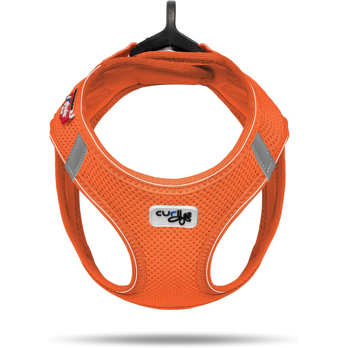 Шлейка для собак з кільцем D-Ring чорного кольору (curli D-Ring Buckle, 3XS, Mandarin)