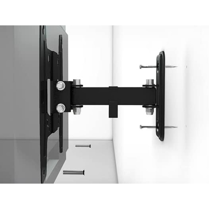 Кріплення для телевізора One for All WM4452 - поворотне 180°, нахильне, висувне, для телевізорів 13-65 дюймів (4K OLED QLED LED, LCD) - до 50 кг, чорний