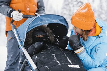 Дитячий зимовий конверт для коляски Thule Sport, чорний