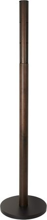 Umbra Flapper Coat Rack – Clothes Rack with 9 Foldable Hooks for Entryway and Office, Wood, White, 57.2 x 57.2 x 165.1 cm, White (Black/Walnut, Single)