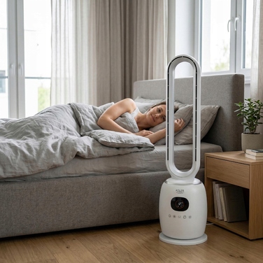 Колонний вентилятор Adler Europe AD7344, білий