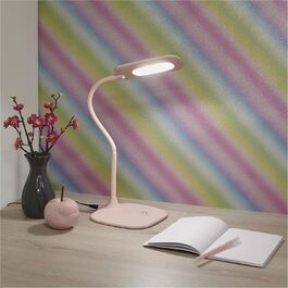 LED настільна лампа EMOS STELLA 6,5W, регулювання яскравості, рожева