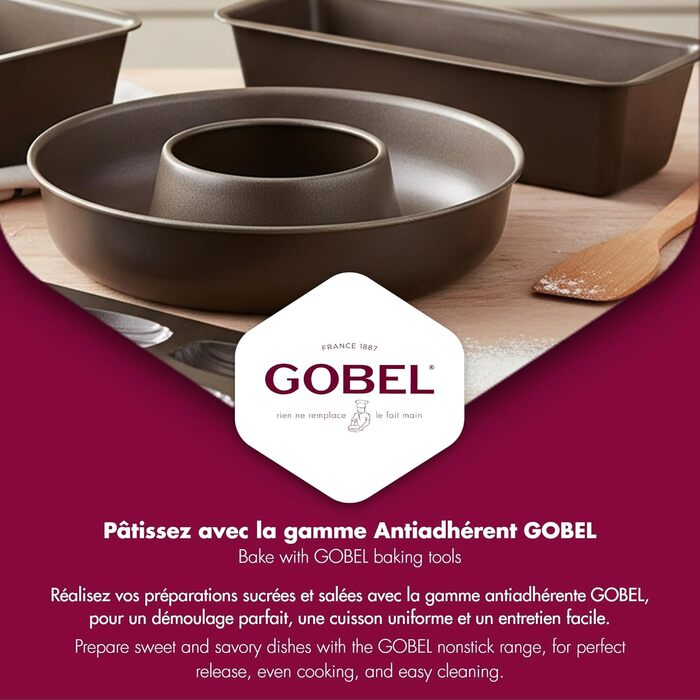 Форма для тостів Gobel з кришкою, сталь, антипригарне покриття, 25x9.3x7.6 см